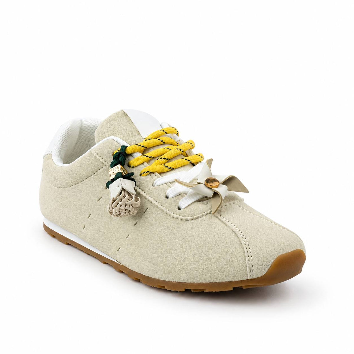Ivory Signature Tassel Sneakers