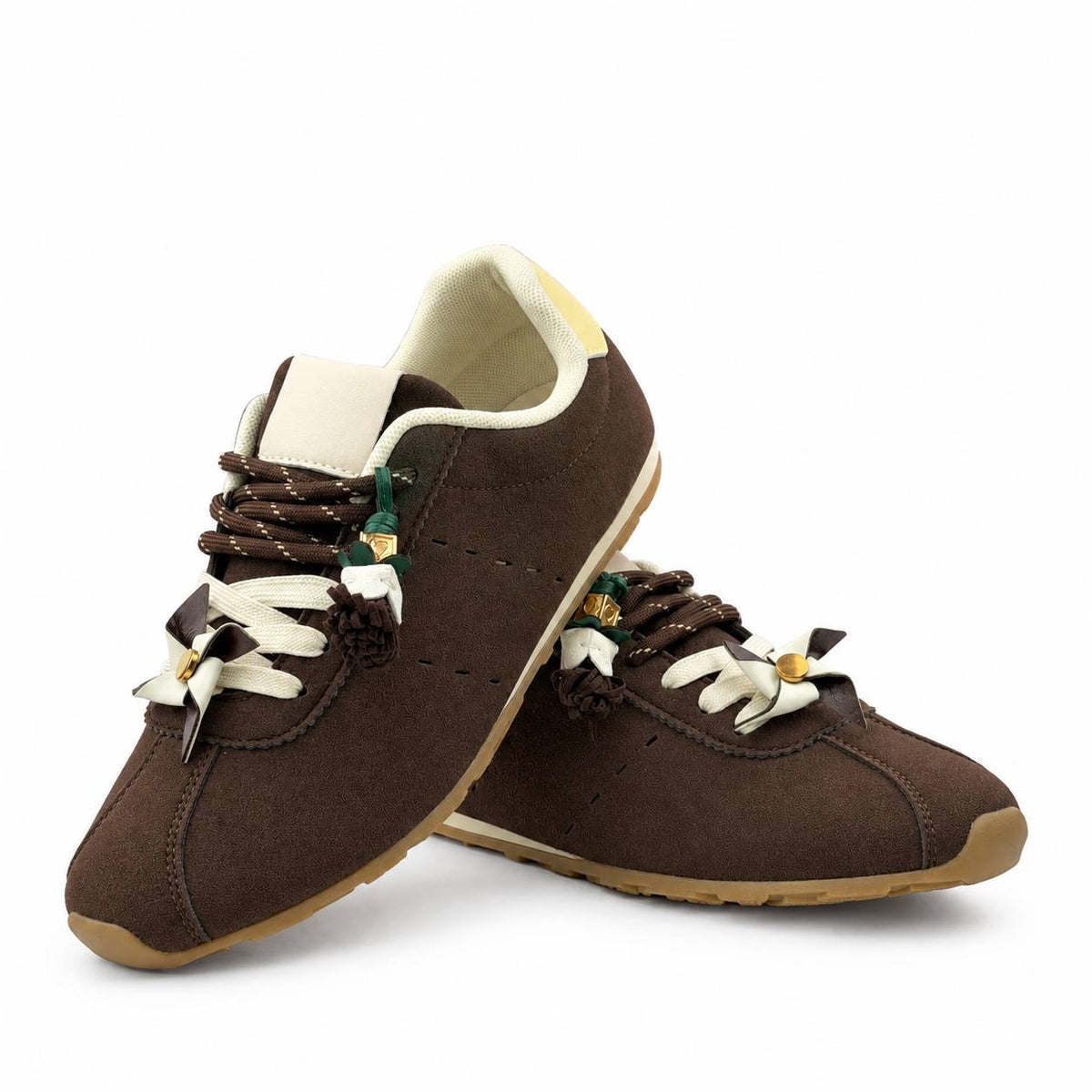 Chocolate Signature Tassel Sneakers b298