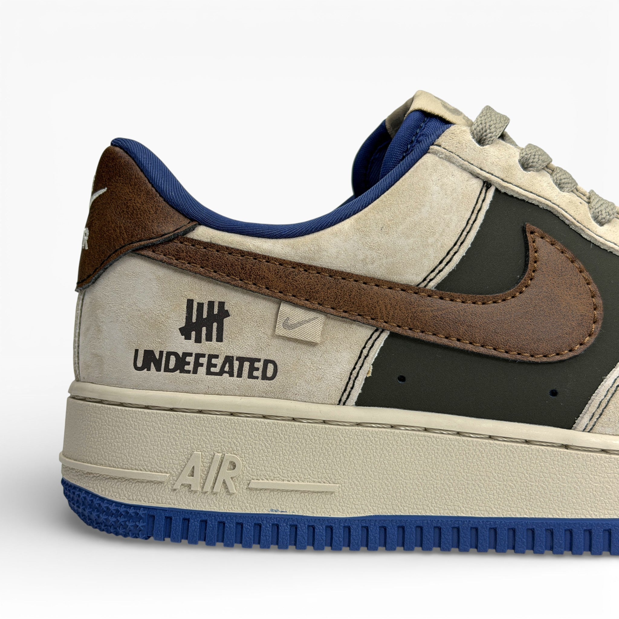 Nike Air Force 1 sneaker, a collaboration with Undefeated