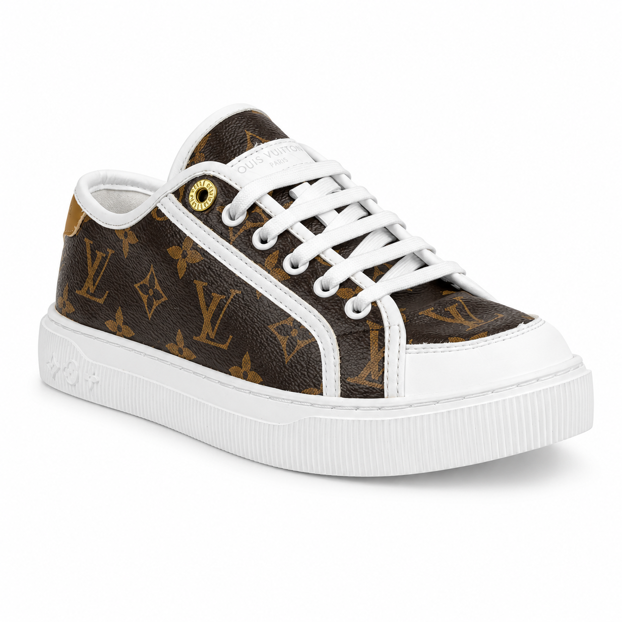 Louis Vuitton Monogram Court Sneaker – Brown/White