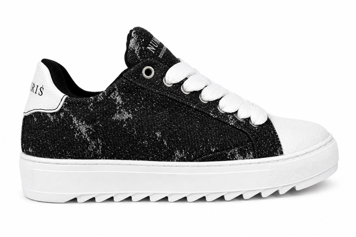 Numeris Low-Top Sneaker – White & Black