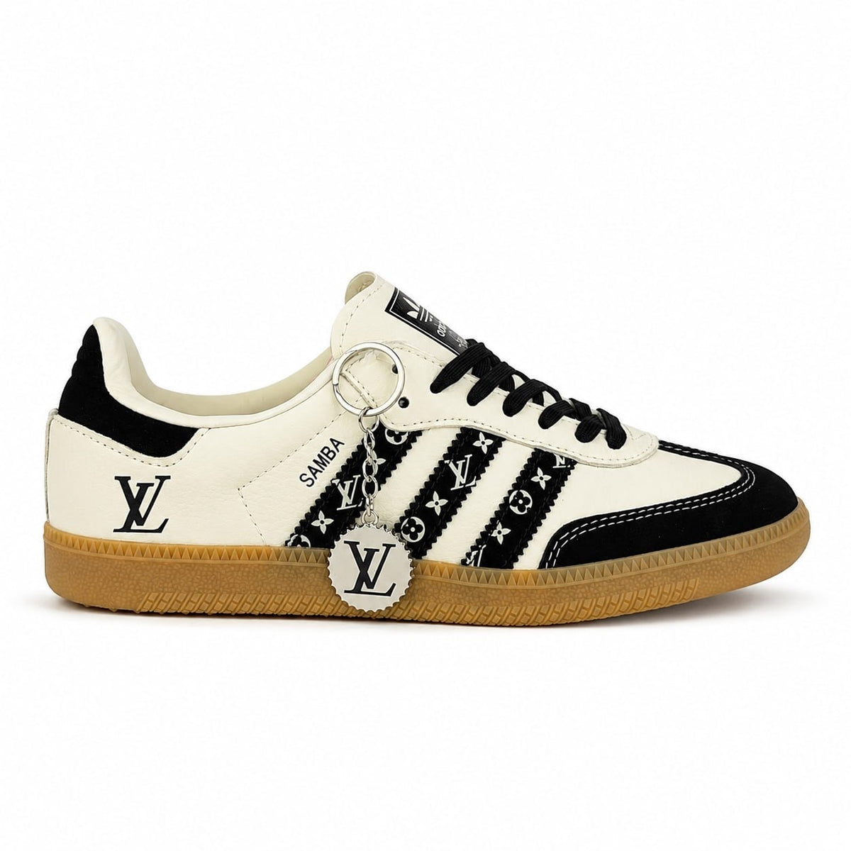 Louis Vuitton x adidas Samba – Cream & Black