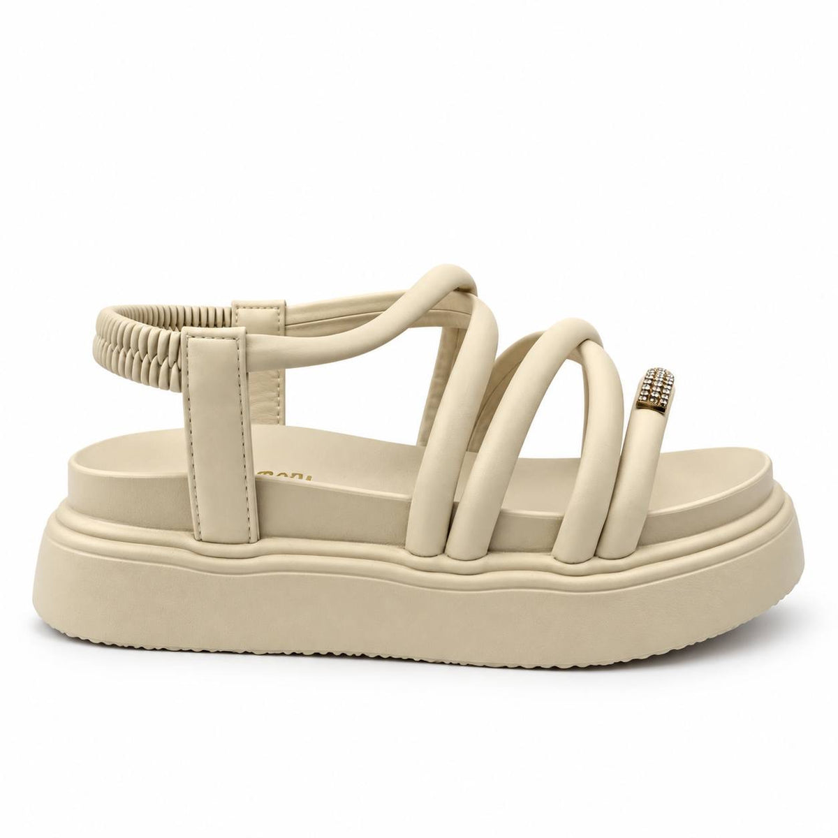Triple Strap Platform Sandal – 1238