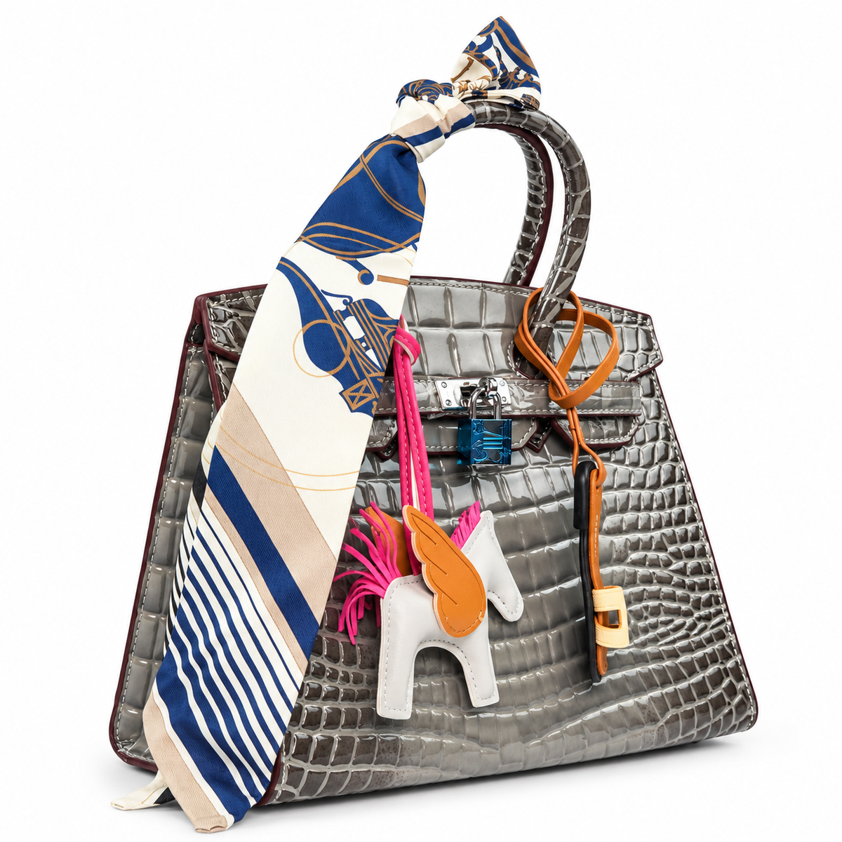 hermes bag gray 575