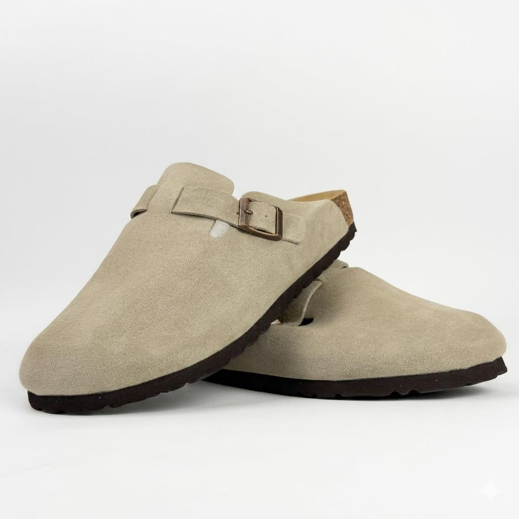 Boston Suede Clogs