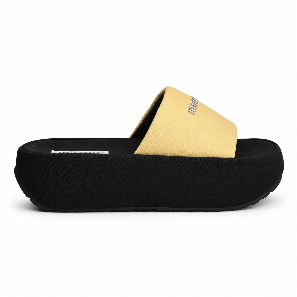 Slipper D26 – Yellow / Black