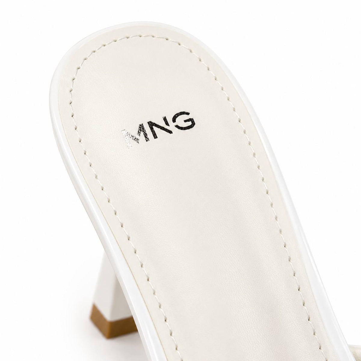 MNG Glossy Heeled Mules 1