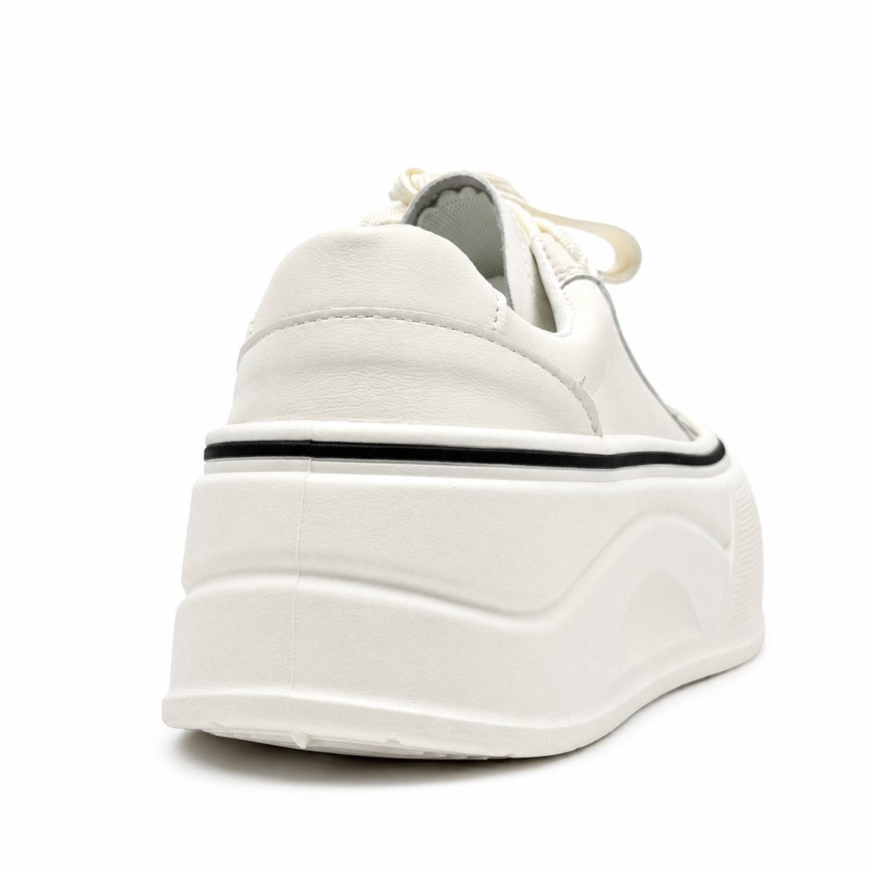 Canale Platform Chunky Sneaker – Black & White