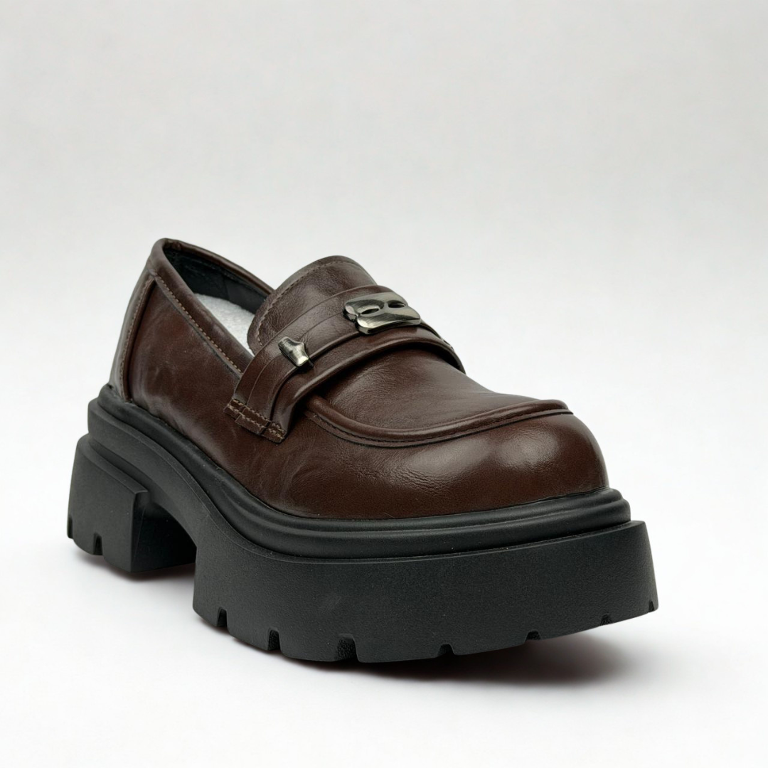 Classic Chunky Loafer 2819 – Brown