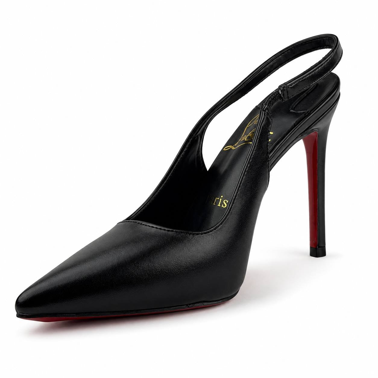 Christian Louboutin Pointed-Toe Slingback Heels