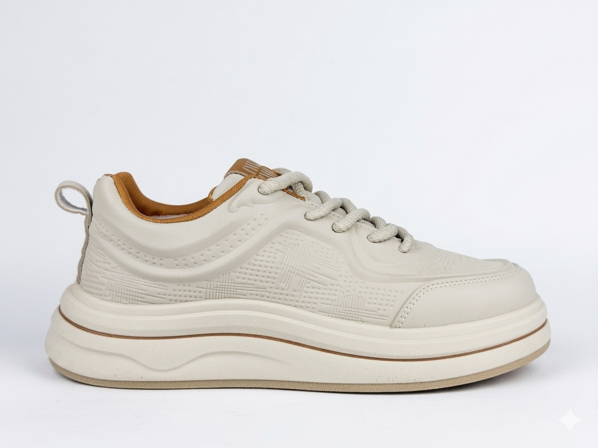 Urban Edge Cream Sneaker