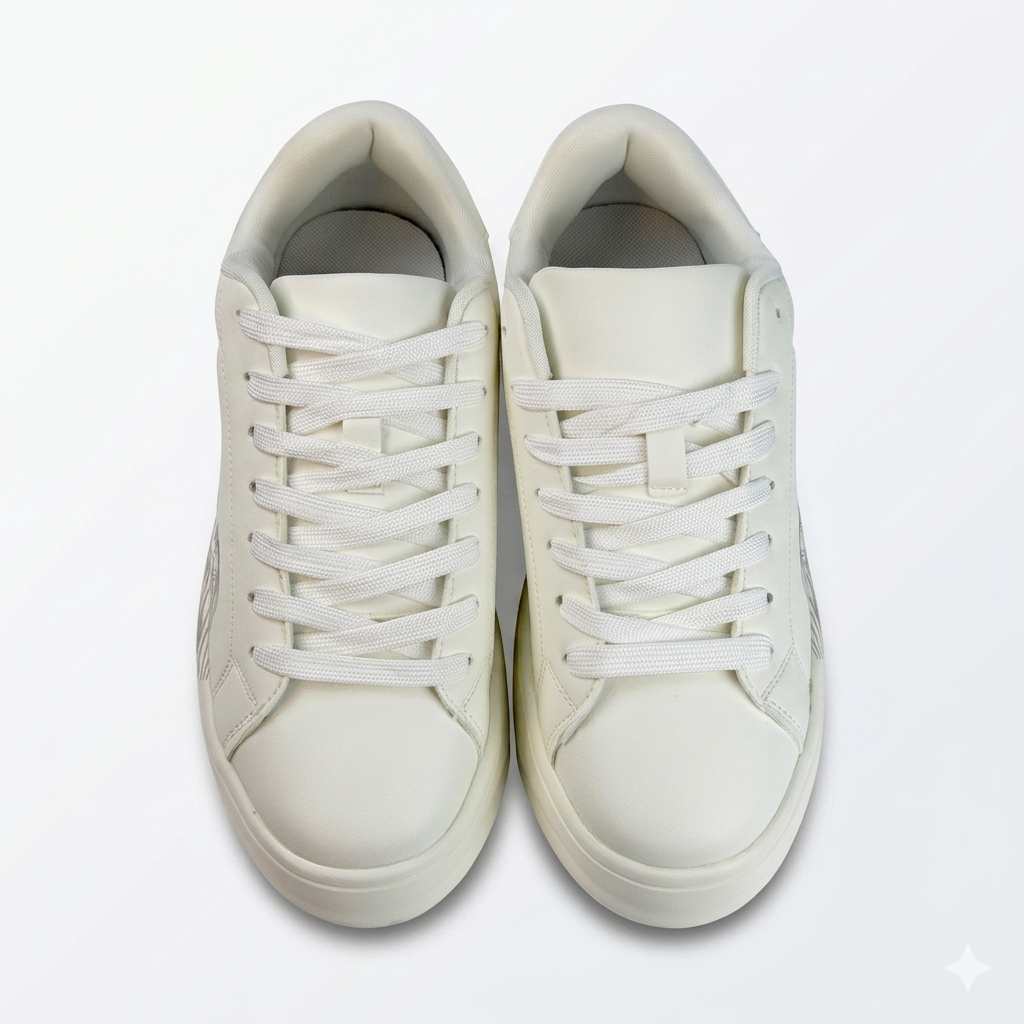 ZARA Contrast Line Art Sneakers