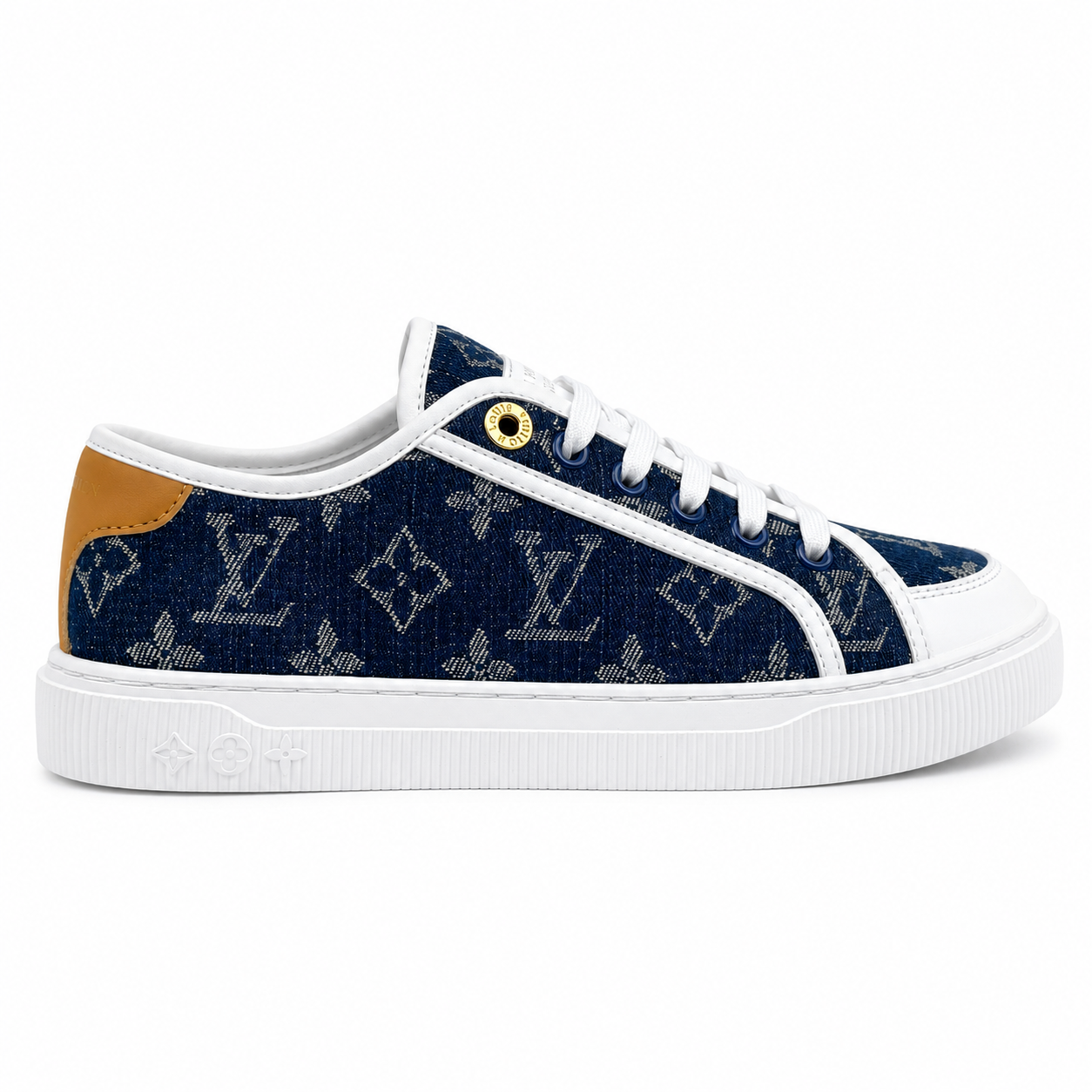 Louis Vuitton Monogram Denim Court Sneaker – Blue/White