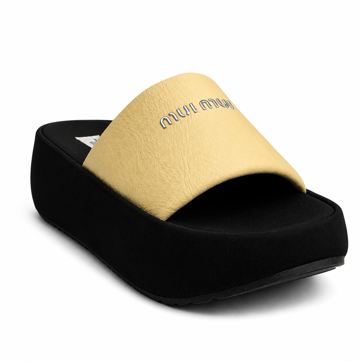 Slipper D26 – Yellow / Black