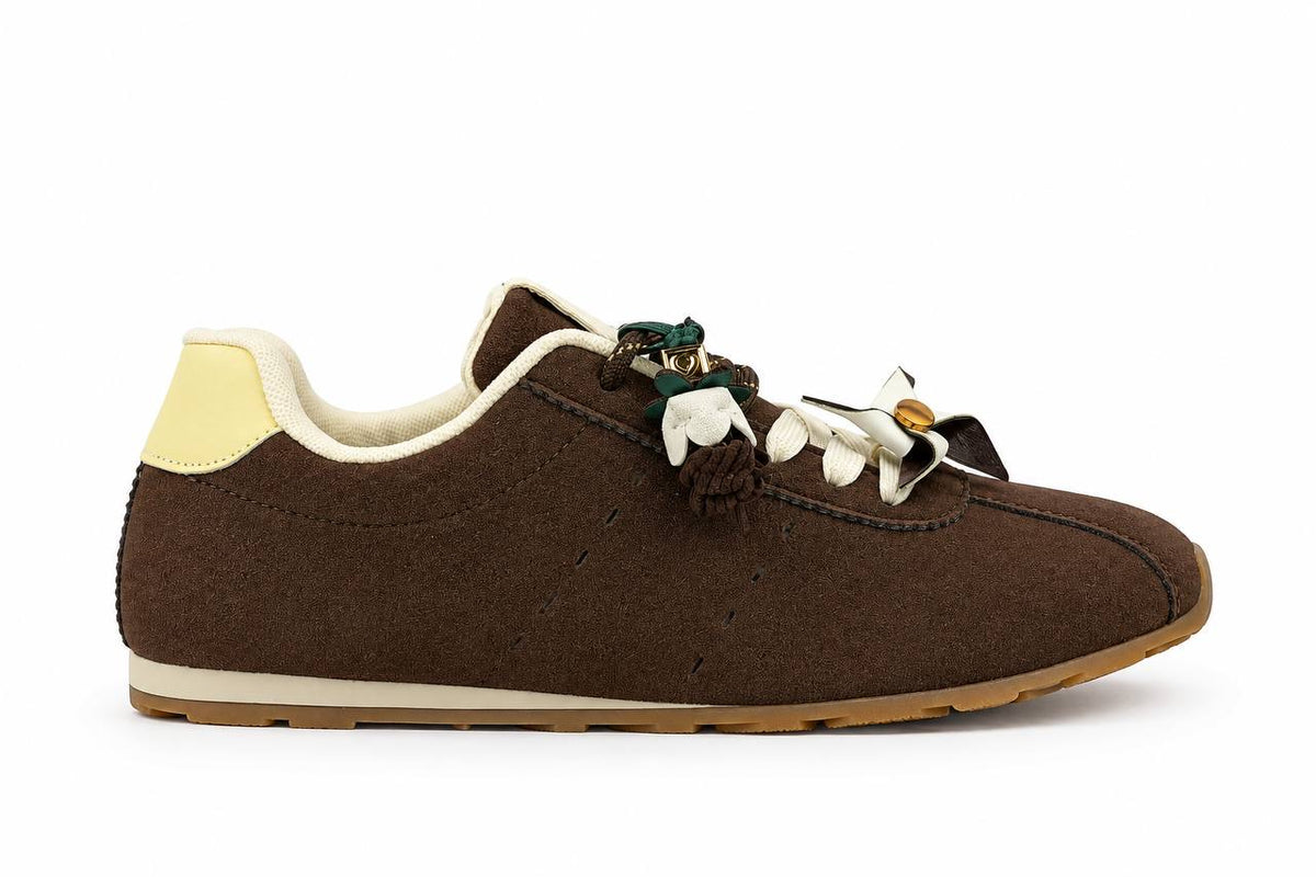 Chocolate Signature Tassel Sneakers b298