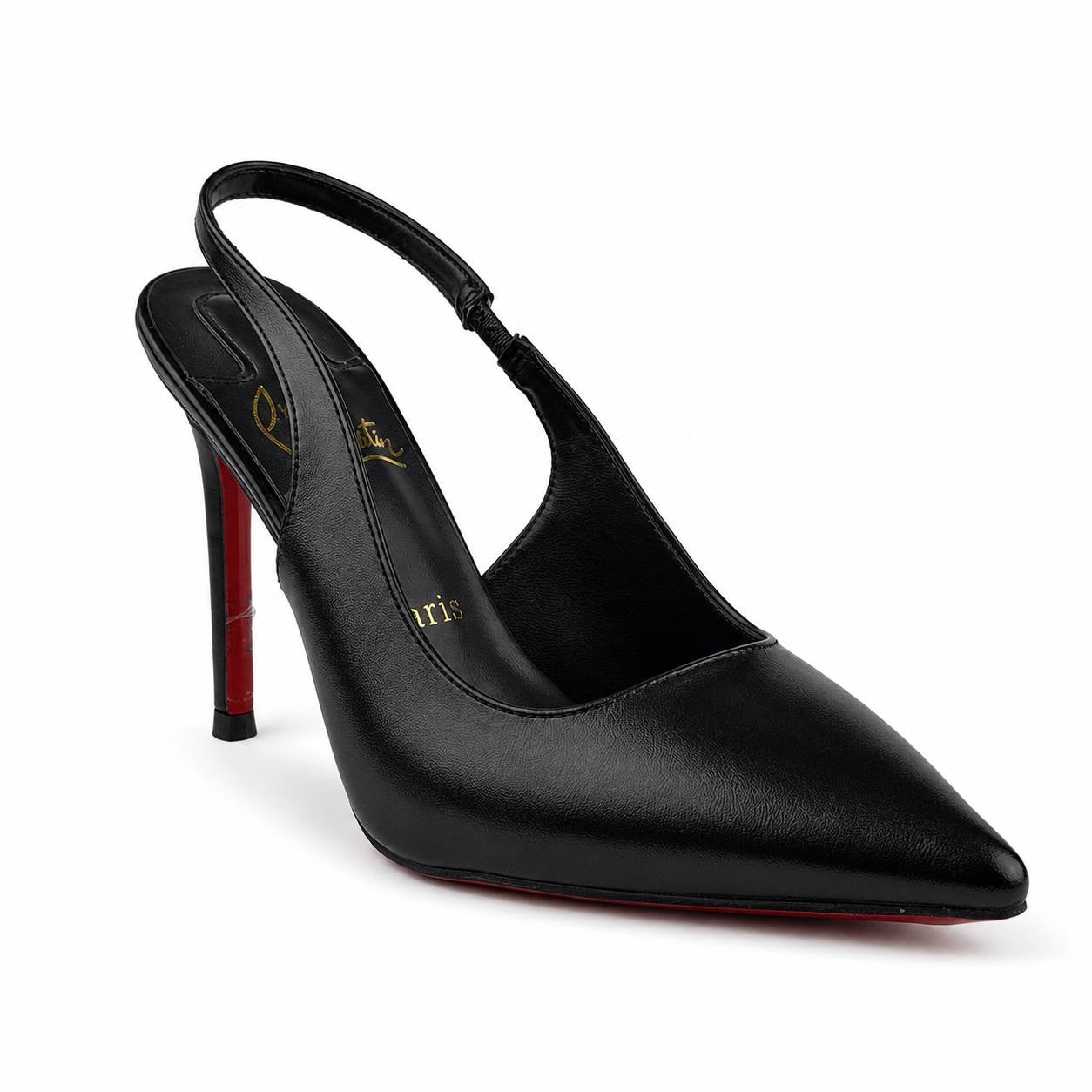 Christian Louboutin Pointed-Toe Slingback Heels
