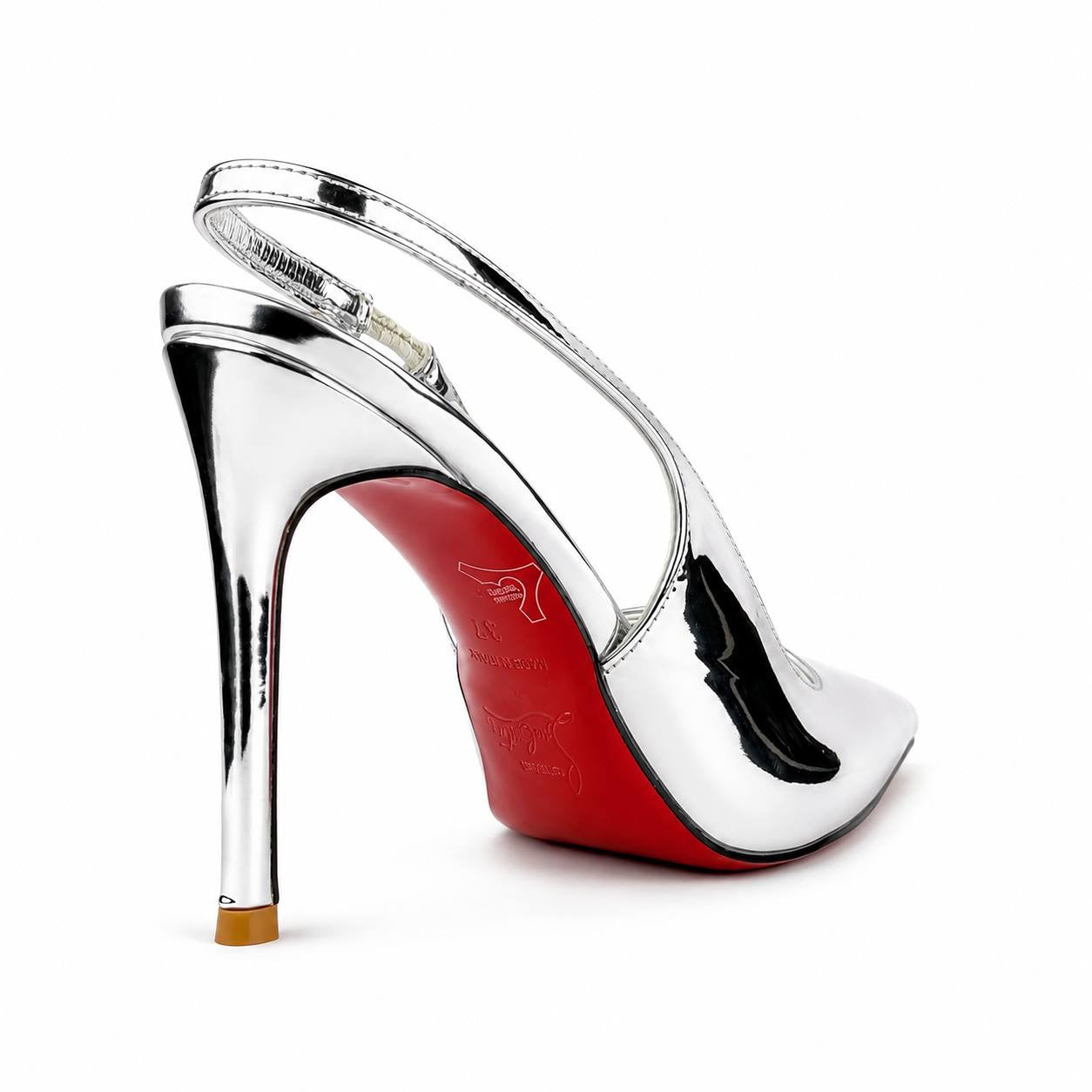 Christian Louboutin Pointed-Toe Slingback Heels