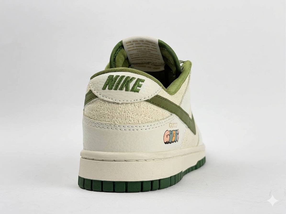 Nike SB Dunk Low Gucci Custom Olive