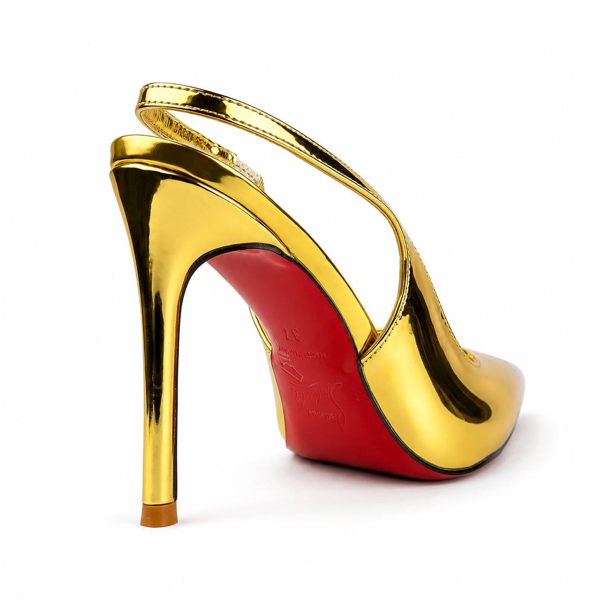 Christian Louboutin Pointed-Toe Slingback Heels
