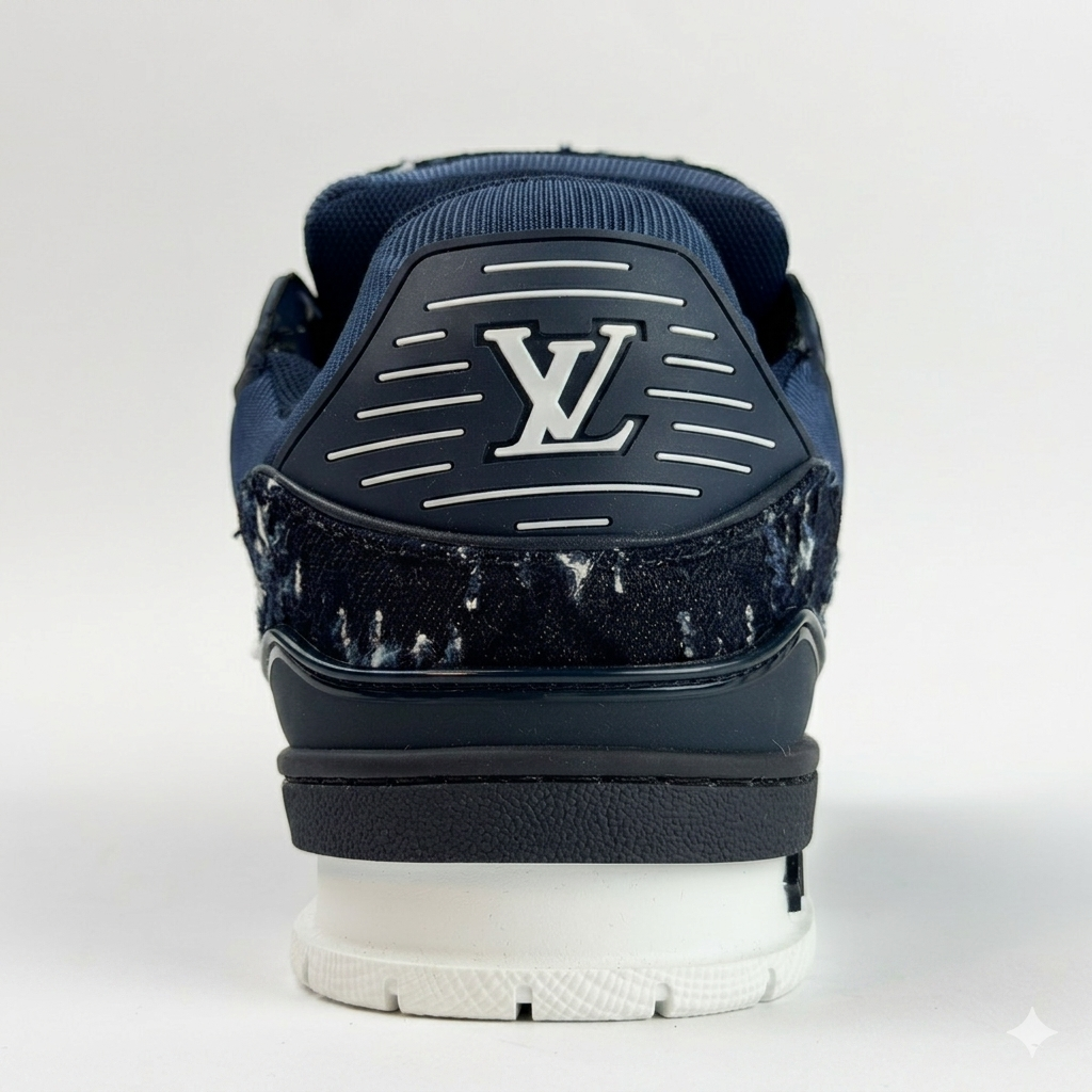 Louis Vuitton LV Trainer Sneaker – Monogram Denim 'Blue/Black' Edition