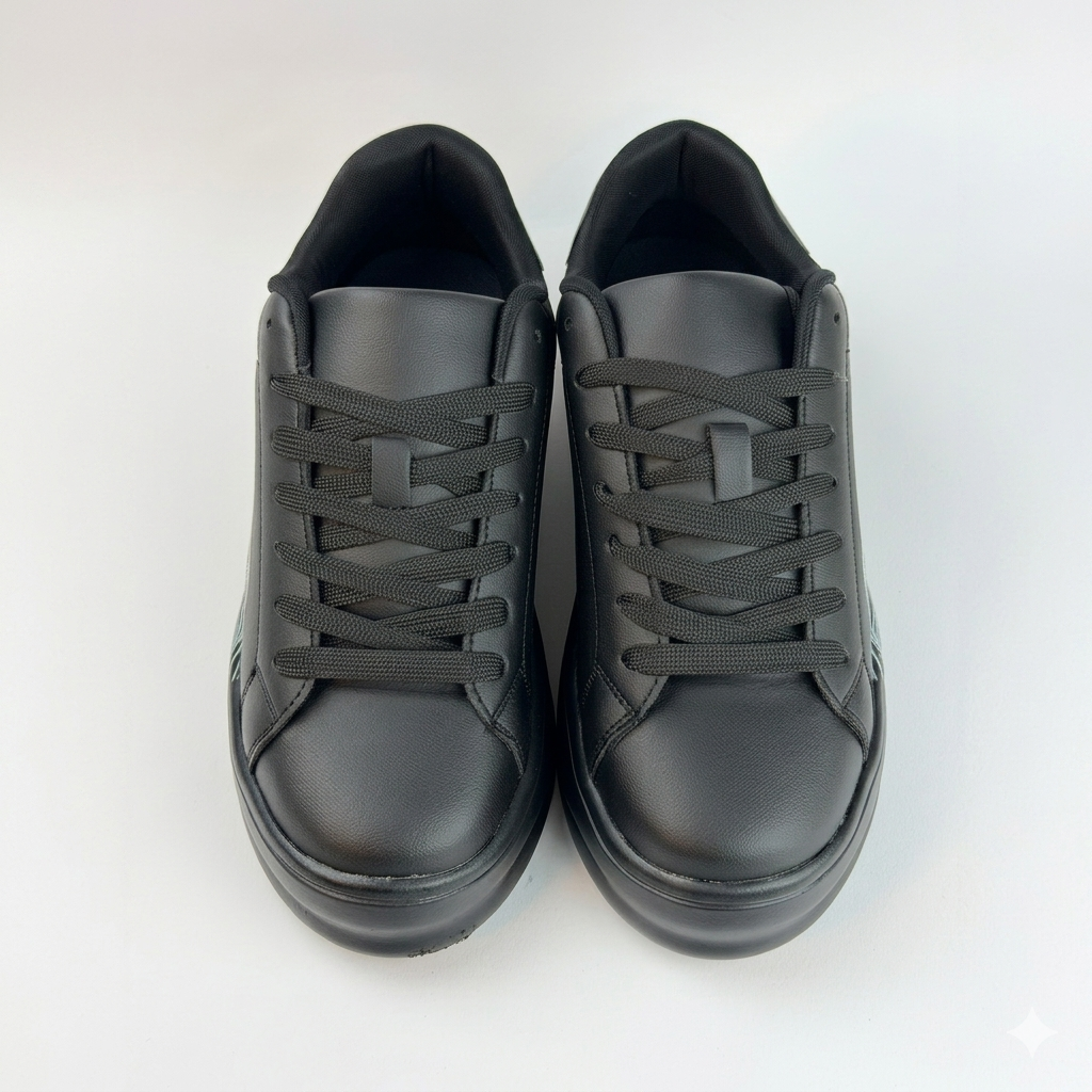 ZARA Contrast Line Art Sneakers