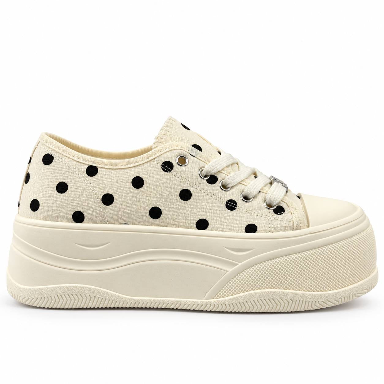Polka Dot Platform Sneaker – M6809