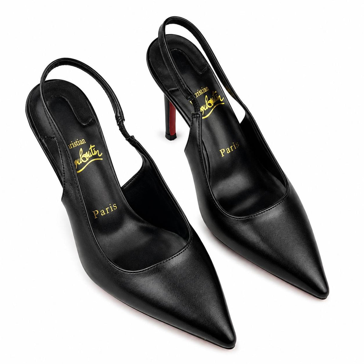 Christian Louboutin Pointed-Toe Slingback Heels