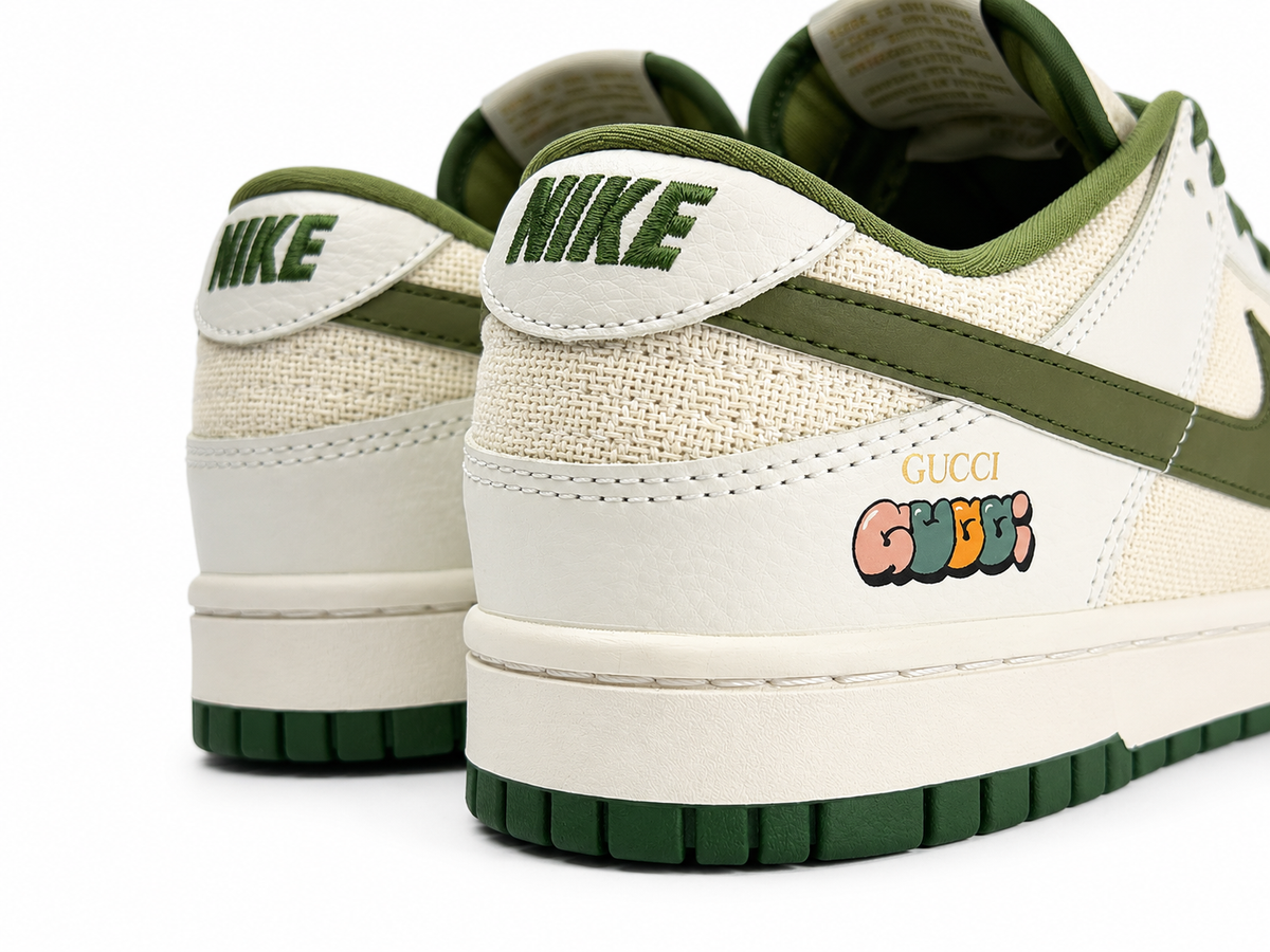 Nike SB Dunk Low Gucci Custom Olive
