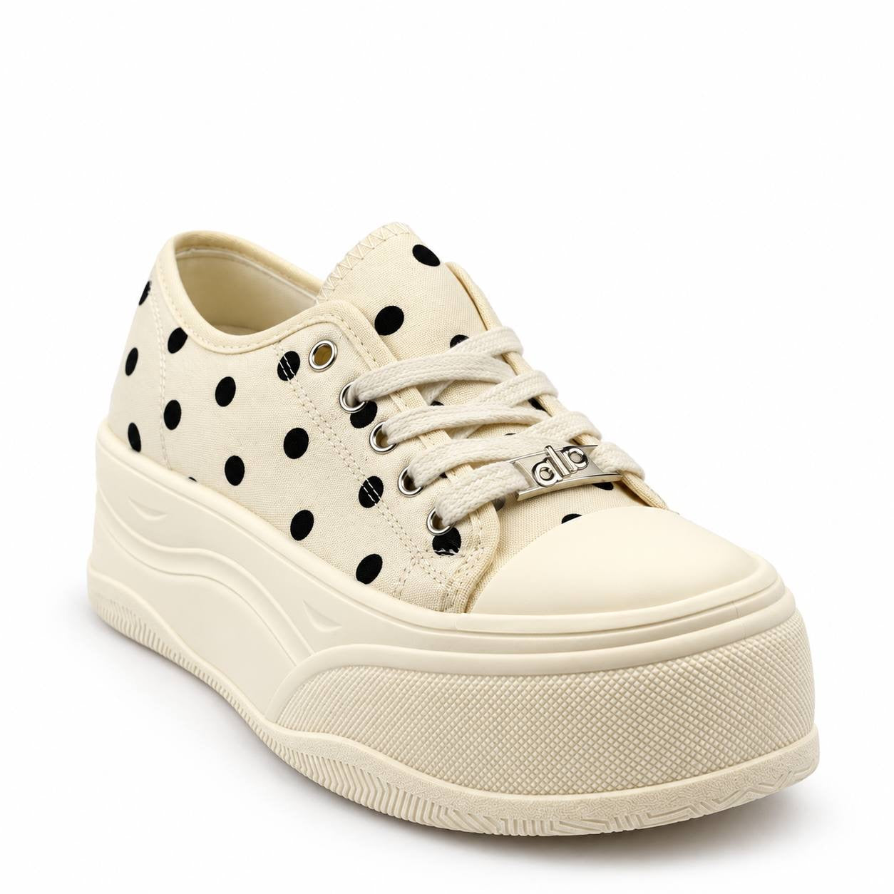 Polka Dot Platform Sneaker – M6809