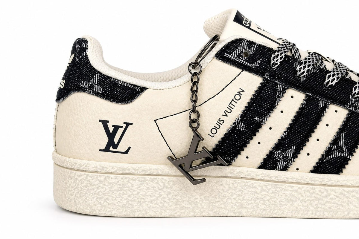 Louis Vuitton x adidas Superstar – Cream & Black