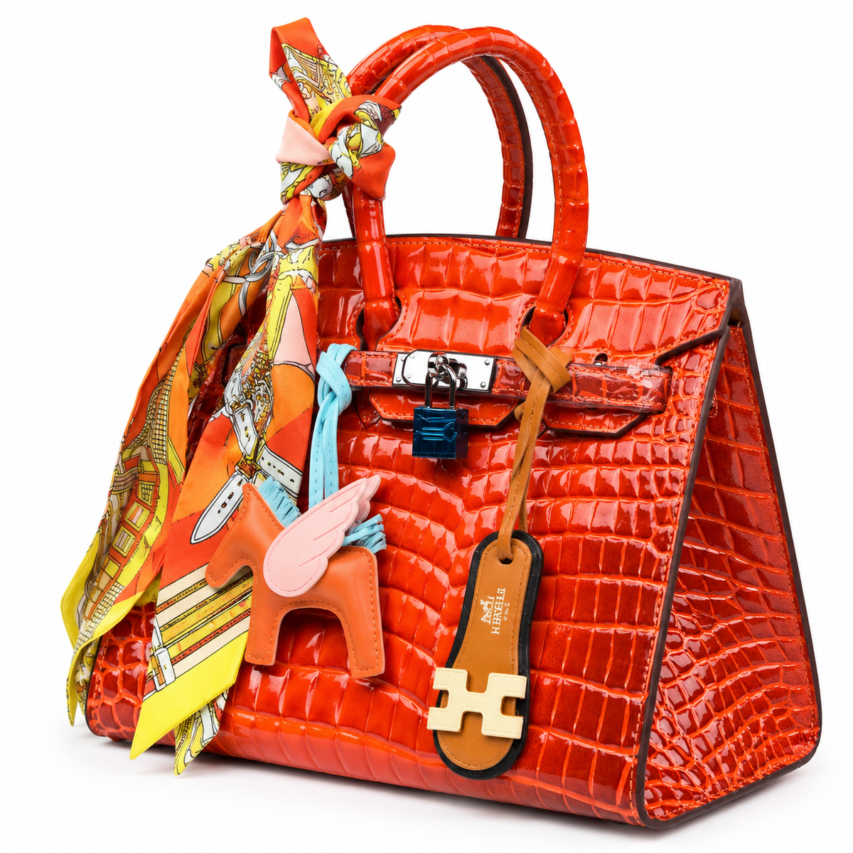 hermes bag orangr 575