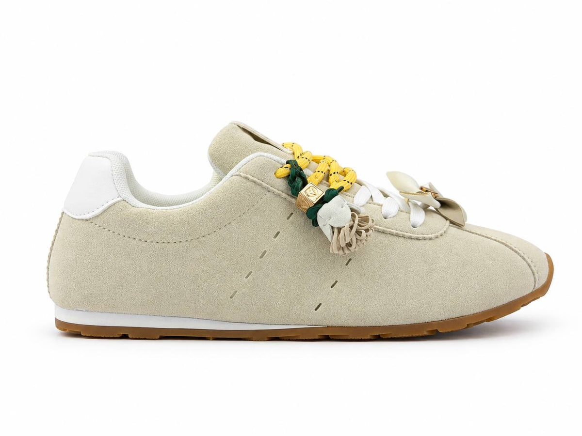 Ivory Signature Tassel Sneakers