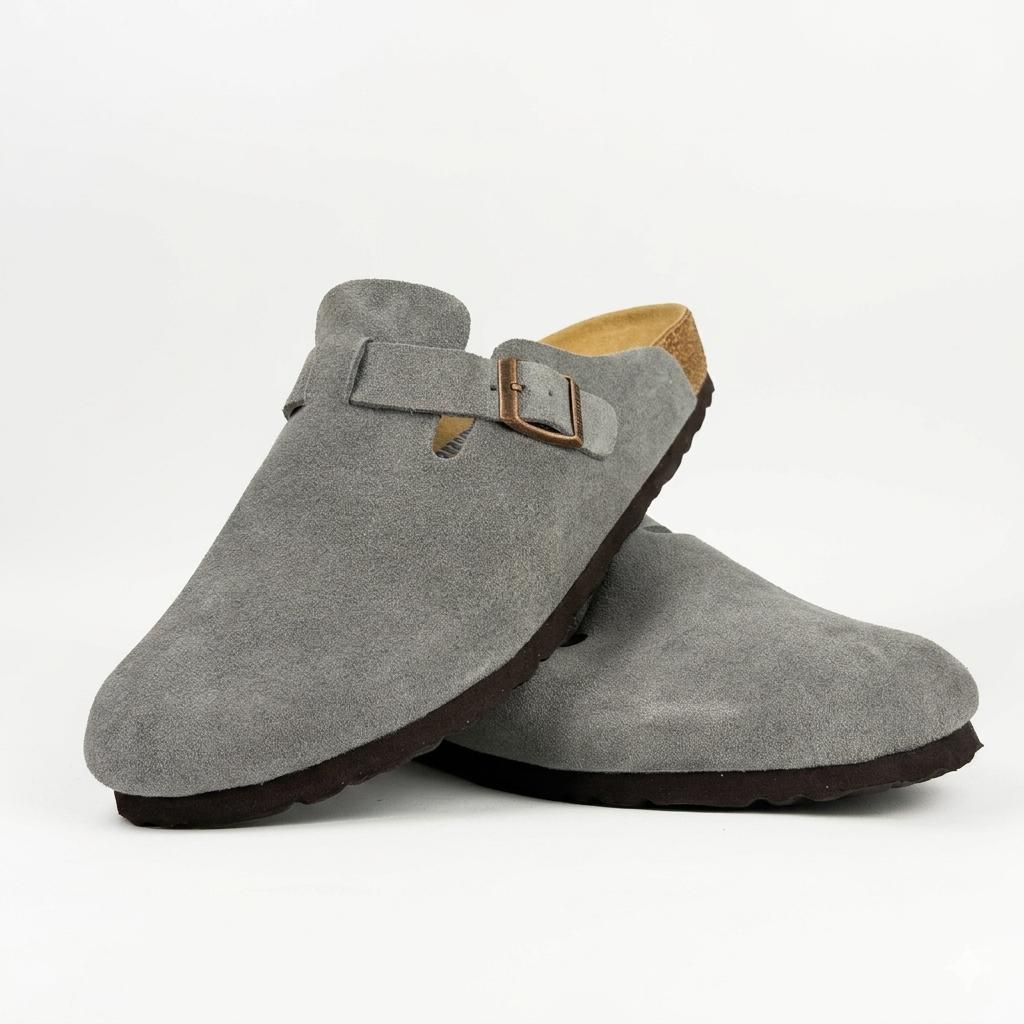 Boston Suede Clogs