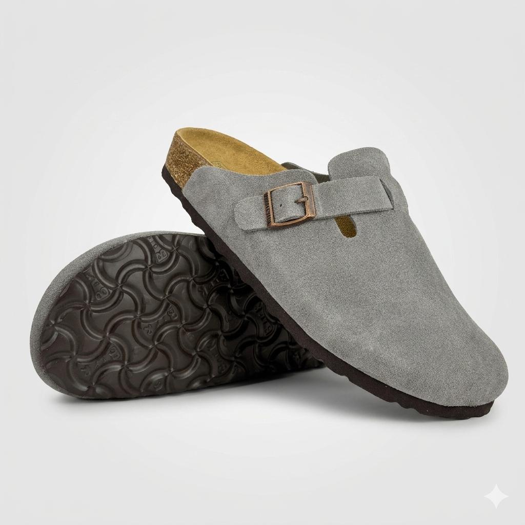 Boston Suede Clogs
