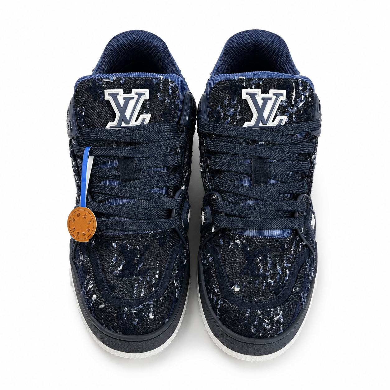 Louis Vuitton LV Trainer Sneaker – Monogram Denim 'Blue/Black' Edition