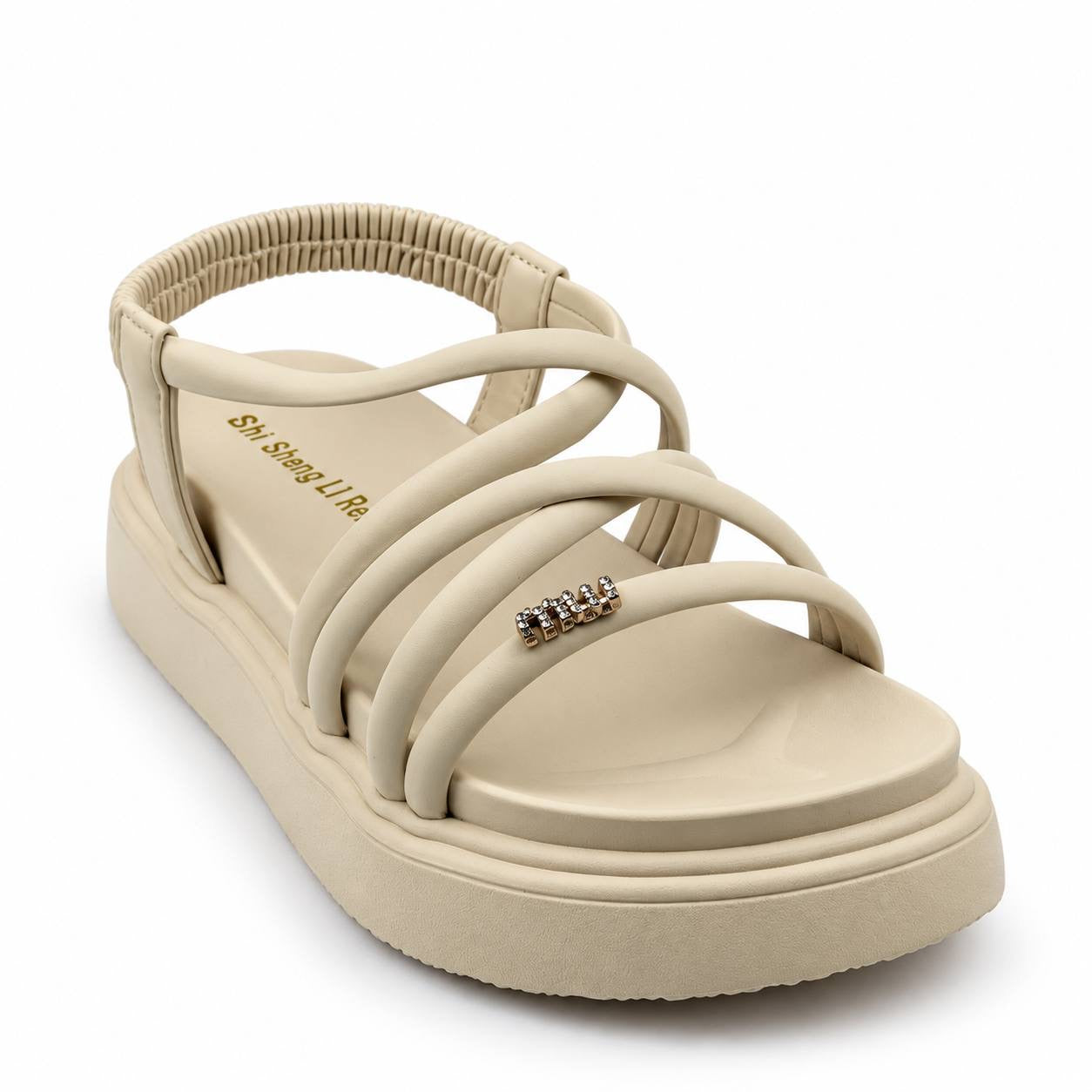 Triple Strap Platform Sandal – 1238