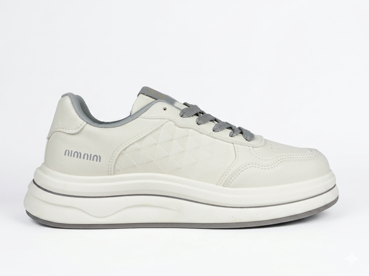 Urban Edge Cream Sneaker