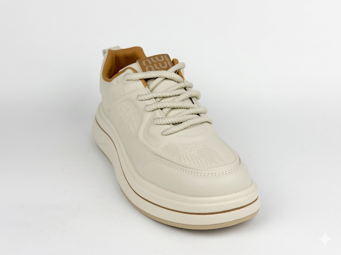 Urban Edge Cream Sneaker