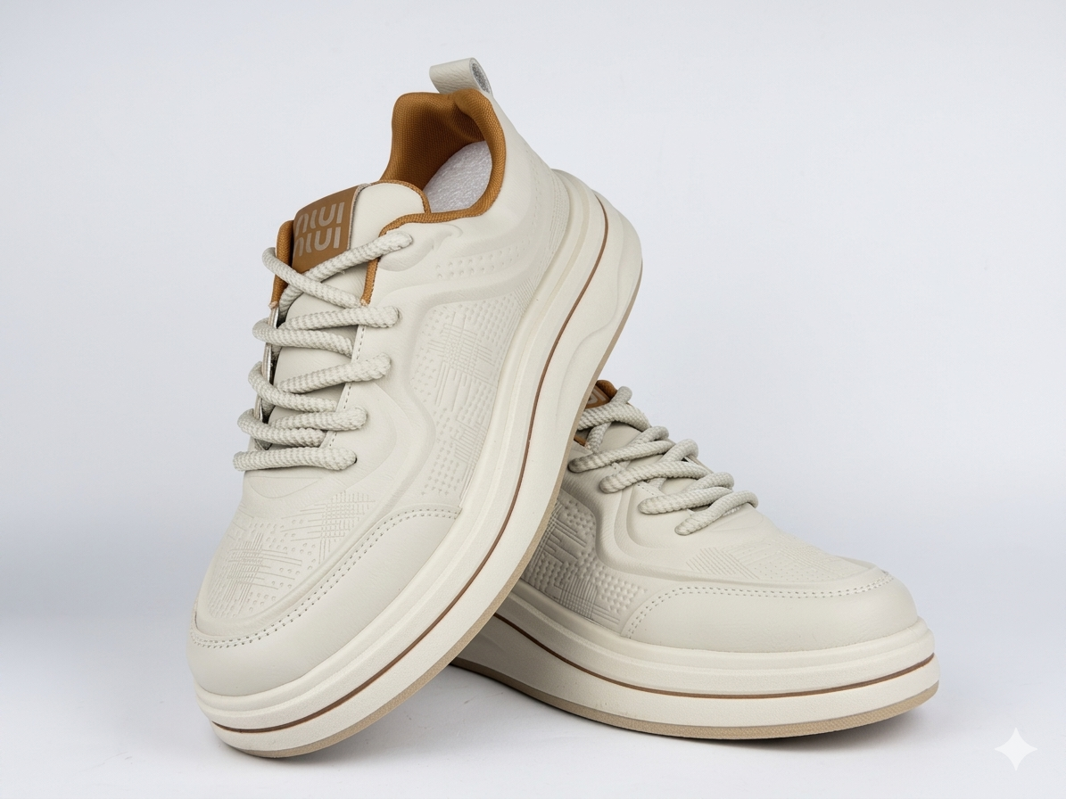 Urban Edge Cream Sneaker