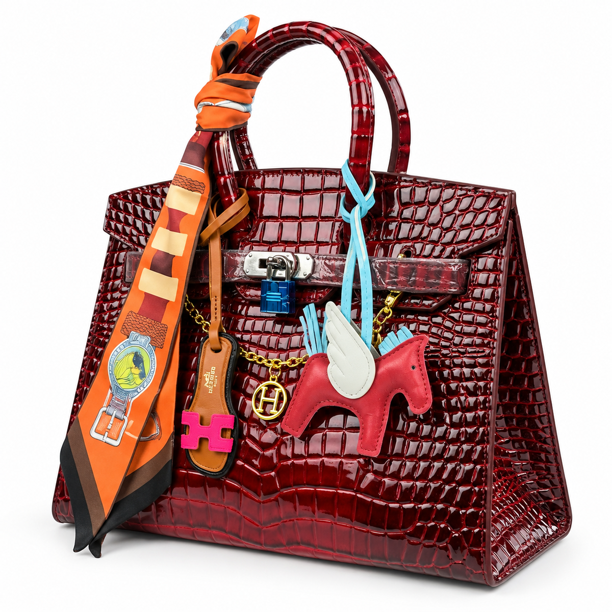 hermes bag burgundy 574