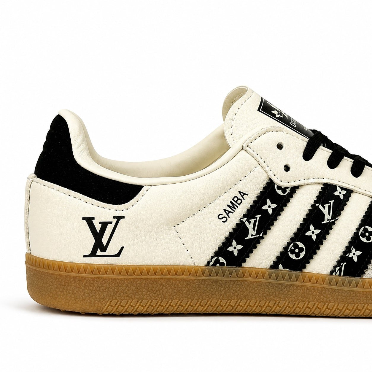 Louis Vuitton x adidas Samba – Cream & Black