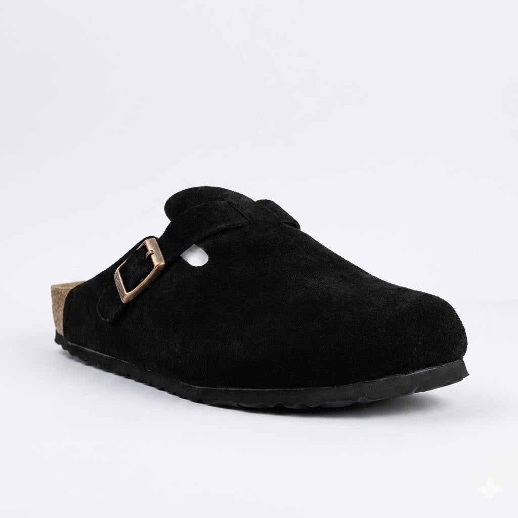 Boston Suede Clogs