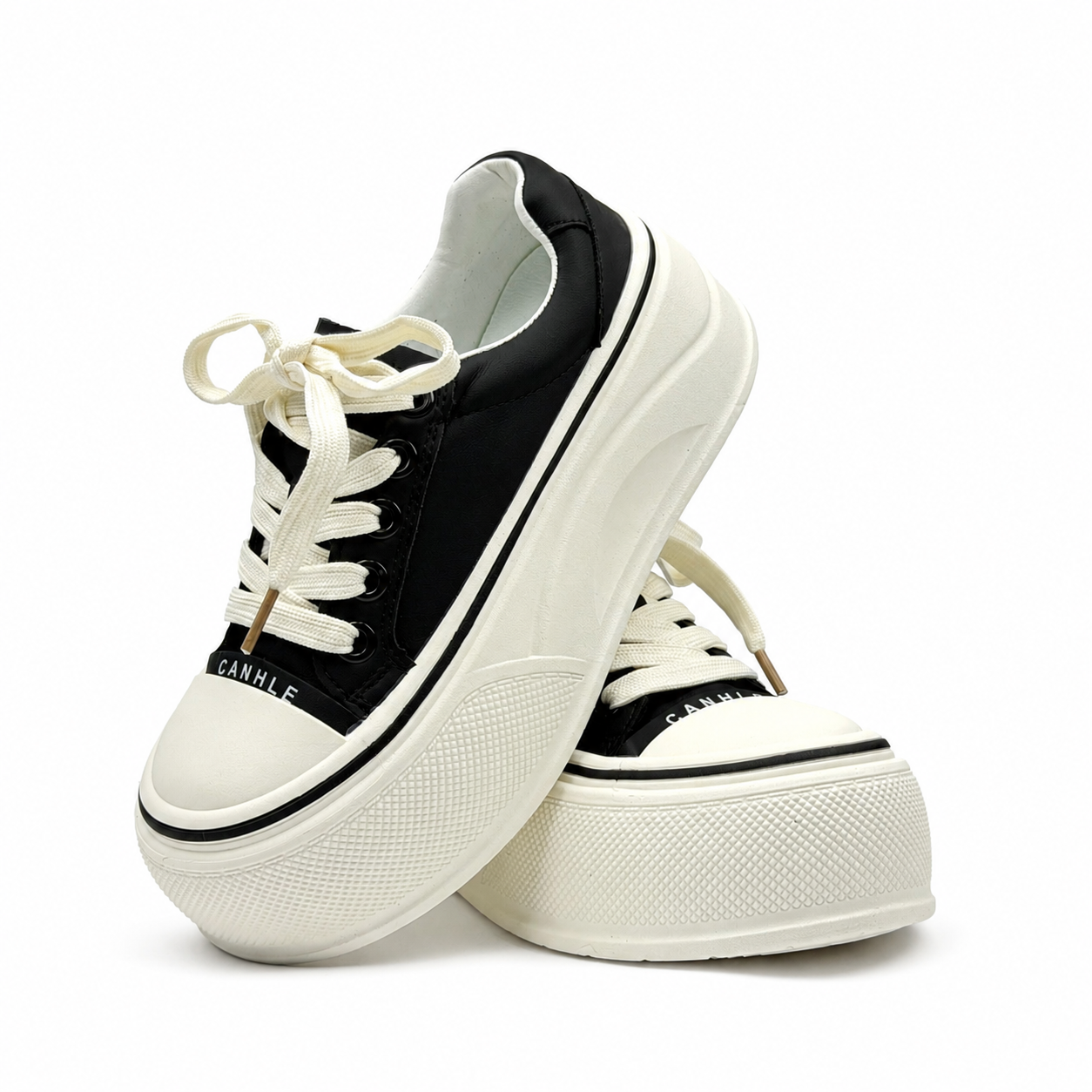 Canale Platform Chunky Sneaker White