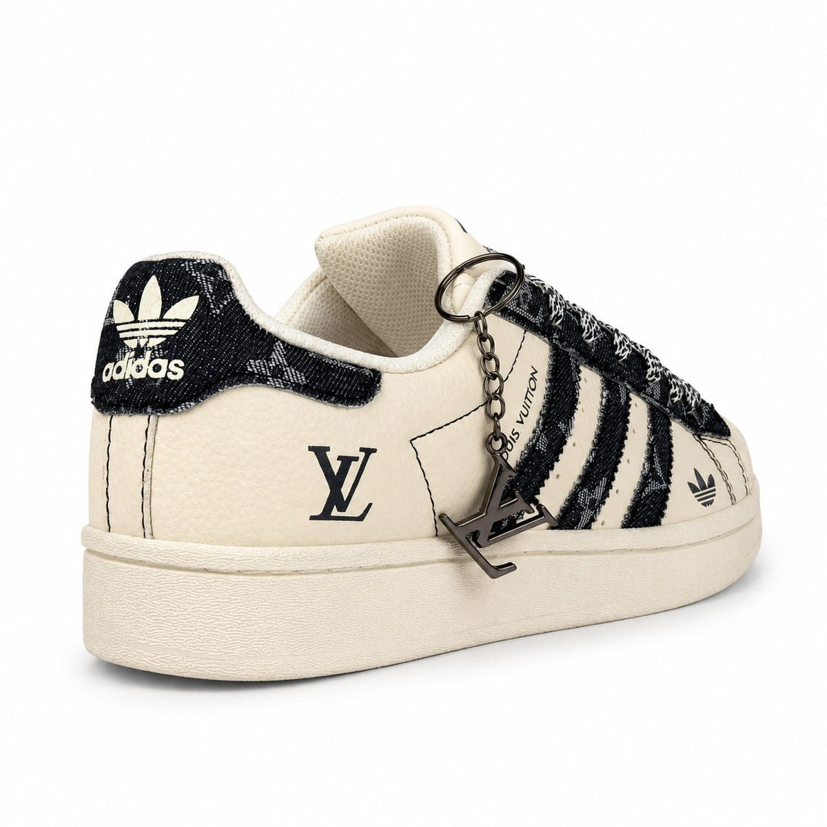 Louis Vuitton x adidas Superstar – Cream & Black