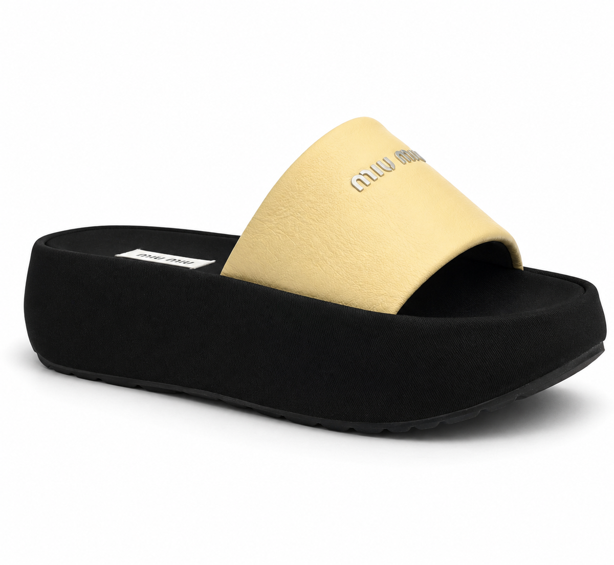 Slipper D26 – Yellow / Black