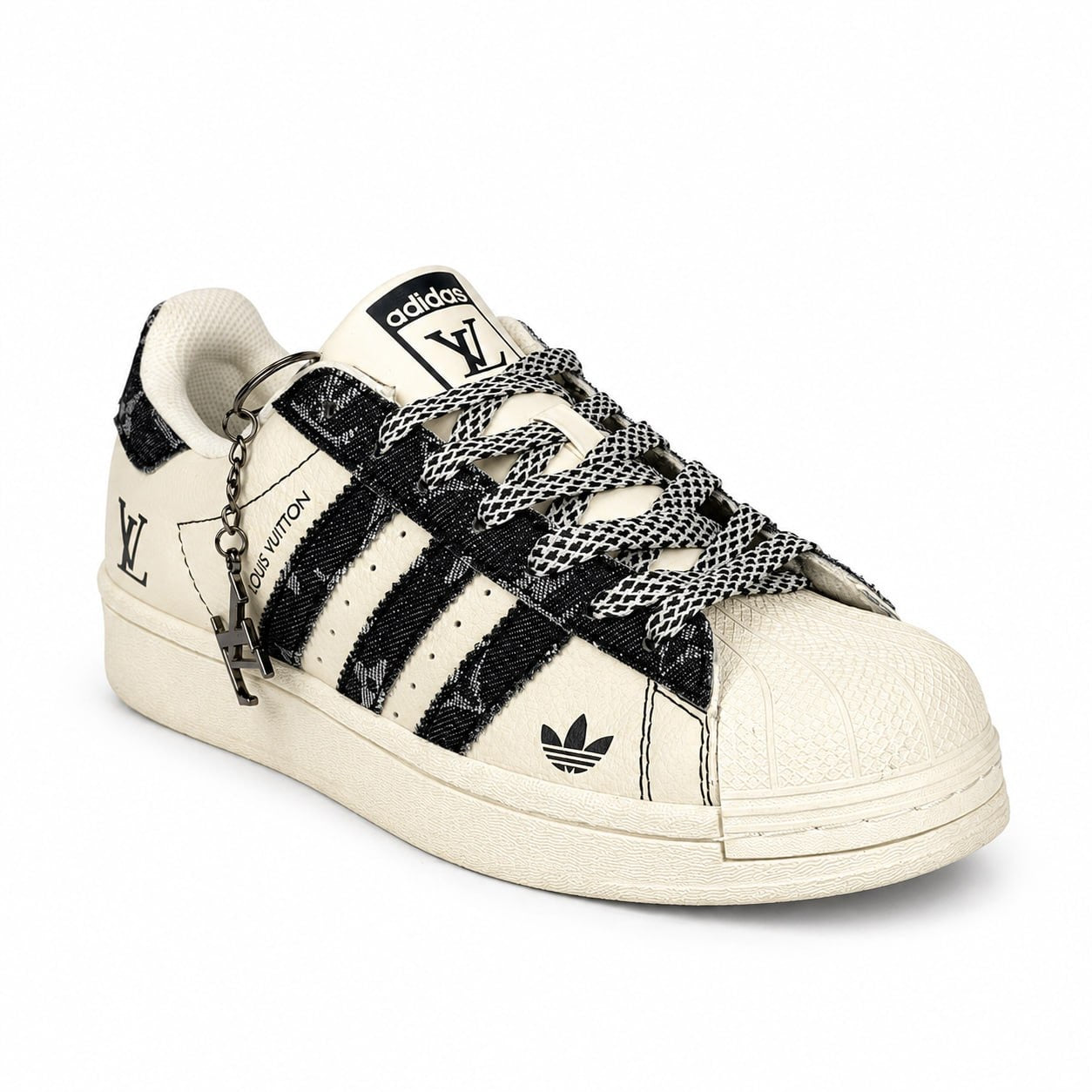Louis Vuitton x adidas Superstar – Cream & Black