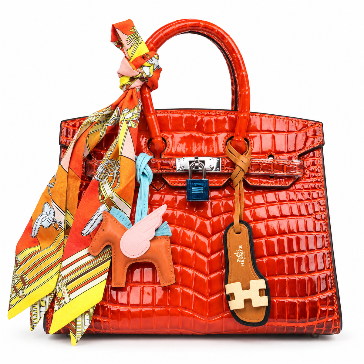 hermes bag orangr 575