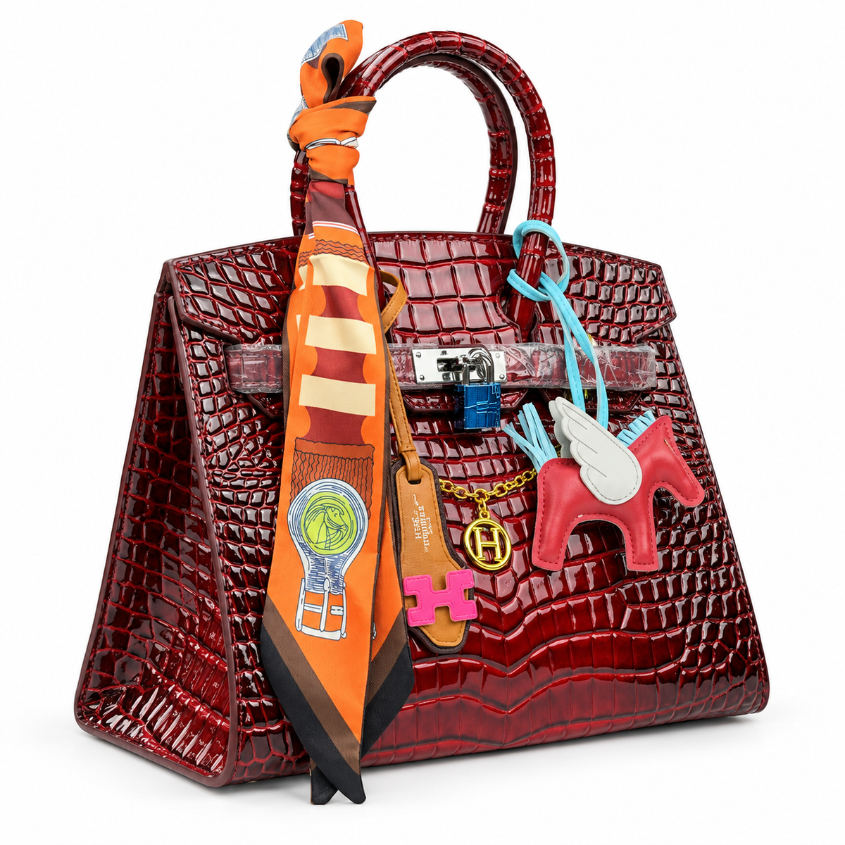 hermes bag burgundy 574