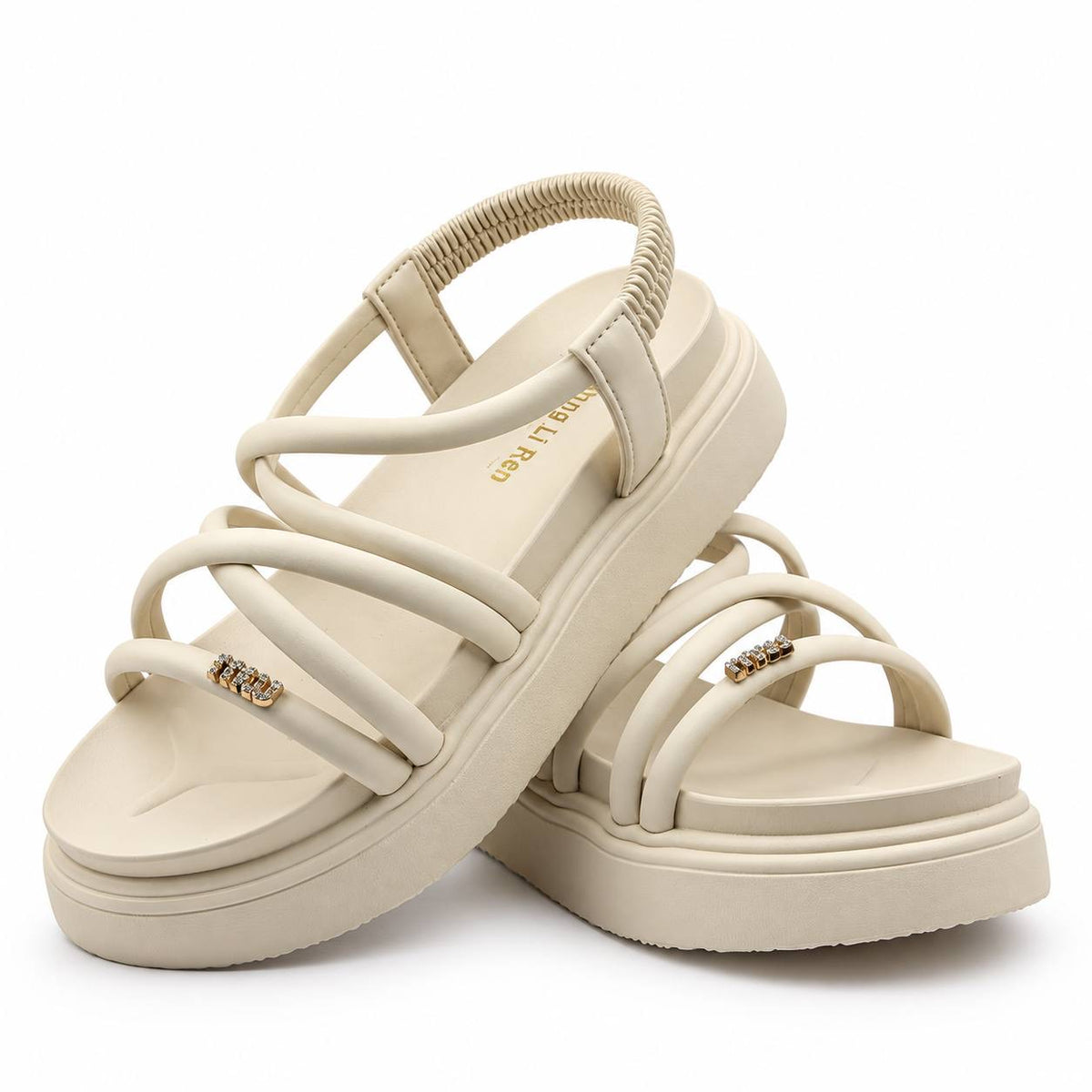Triple Strap Platform Sandal – 1238