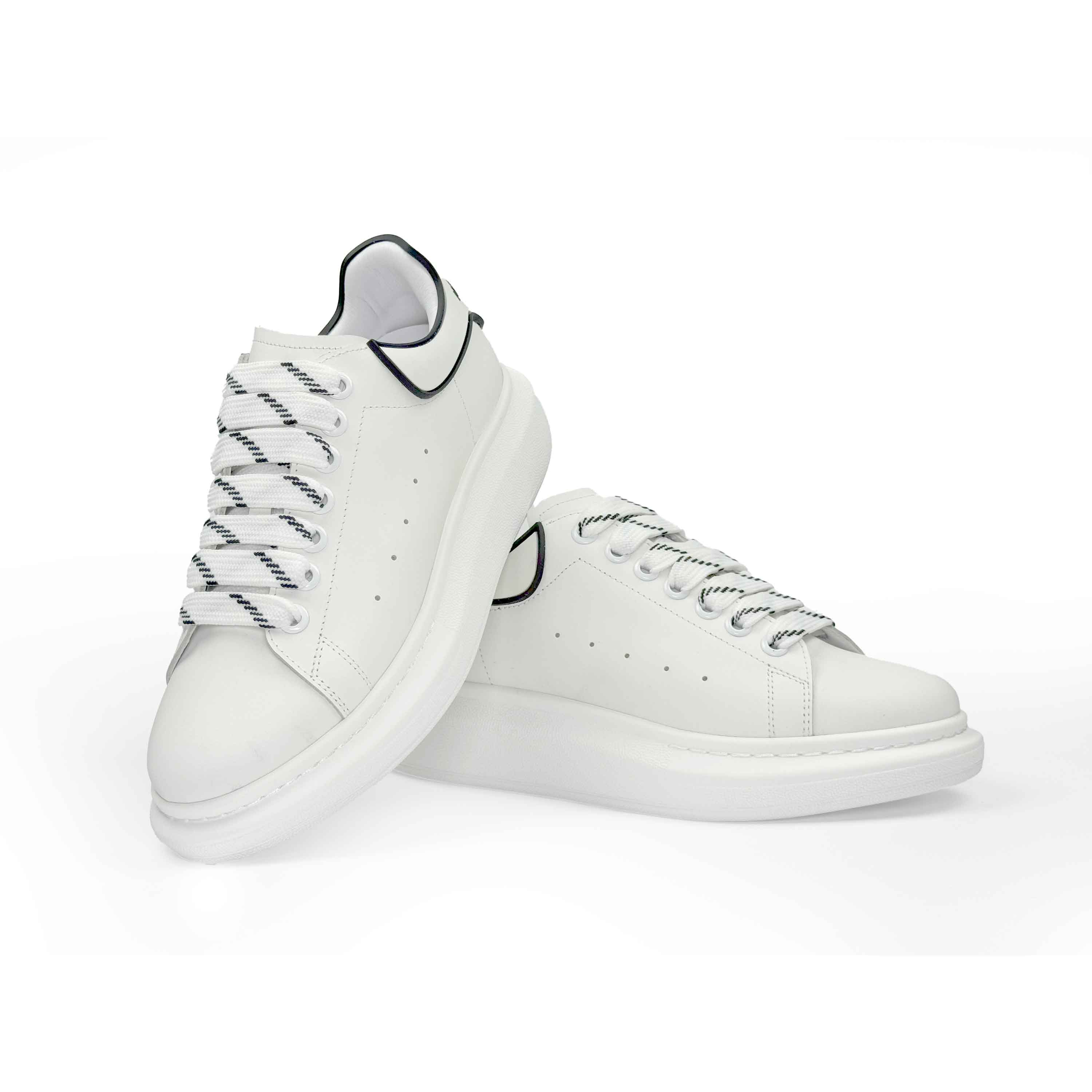 Alexander Mcqueen White Black Trim Alexander